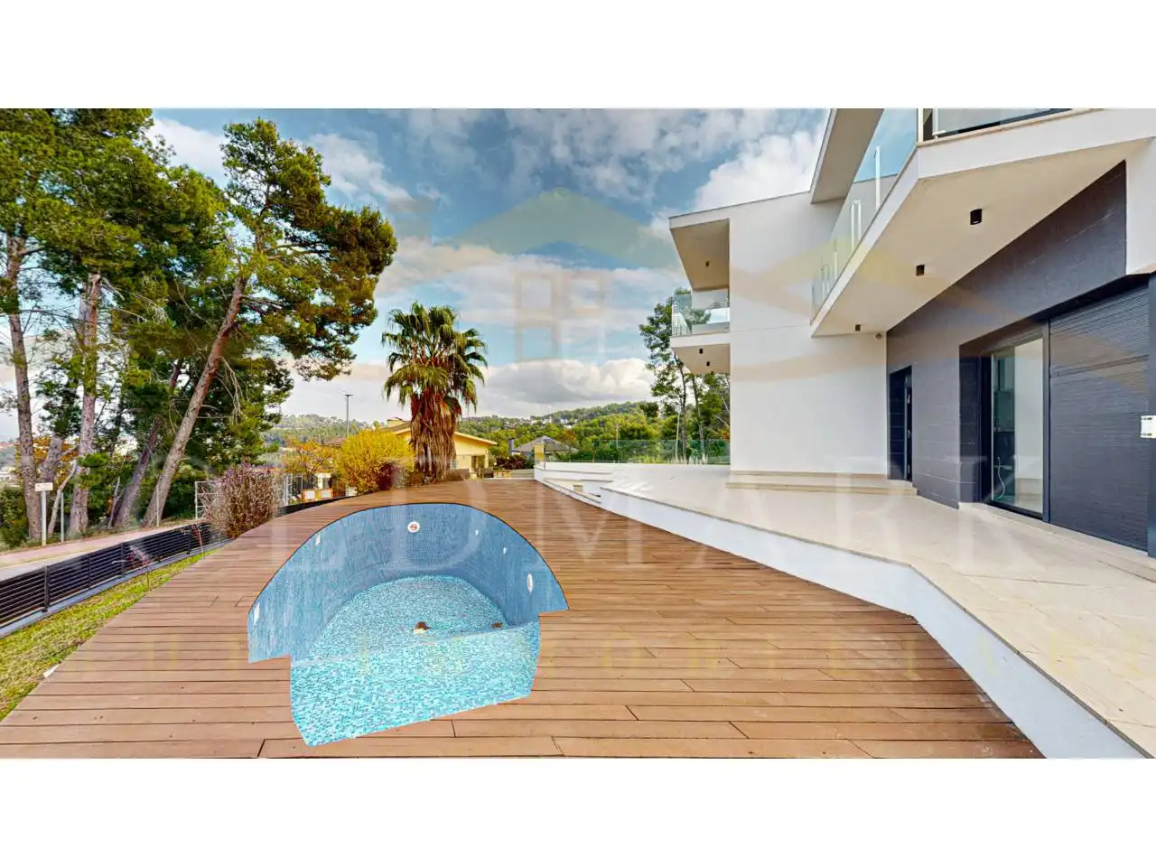 Piscina de Casa o xalet en venda en Corbera de Llobregat amb Aire condicionat, Calefacció i Jardí privat