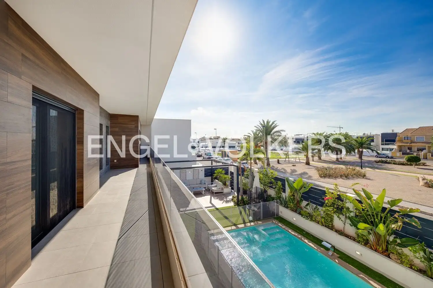 Terraza de Casa o chalet en venta en San Pedro del Pinatar con Aire acondicionado, Calefacción y Jardín privado