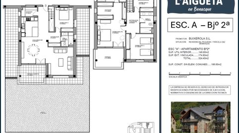 Dúplex de obra nueva con jardín y terraza en el Valle de Benasque  garaje incluido