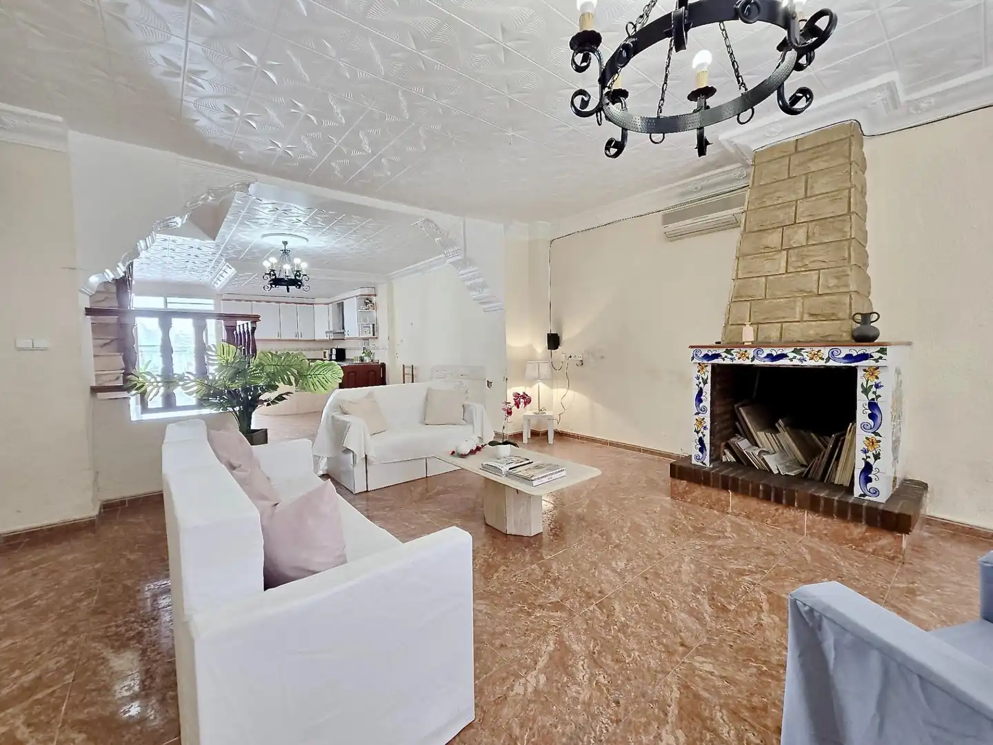 Sala de estar de Casa o chalet en venta en Massalfassar con Aire acondicionado, Calefacción y Terraza