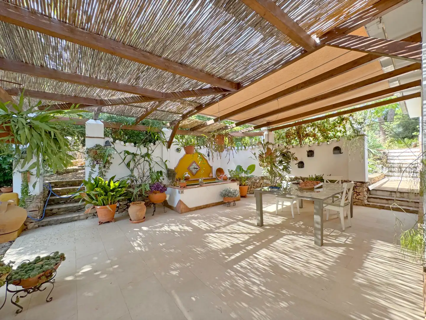 Terrassa de Casa o xalet en venda en Alhaurín de la Torre amb Aire condicionat, Calefacció i Jardí privat