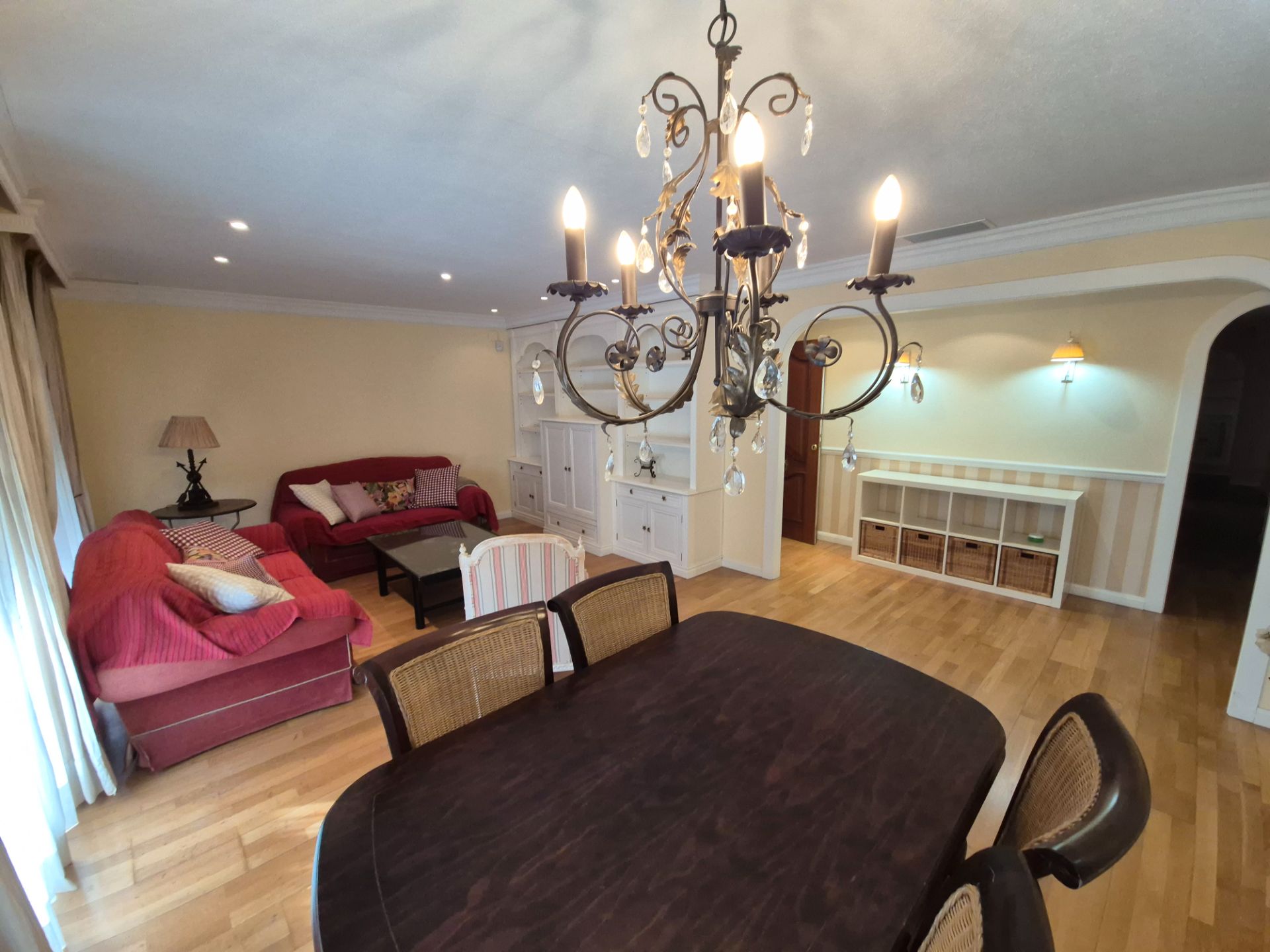 Dining room of Flat to rent in Elche / Elx  with Air Conditioner, Furnished and Oven