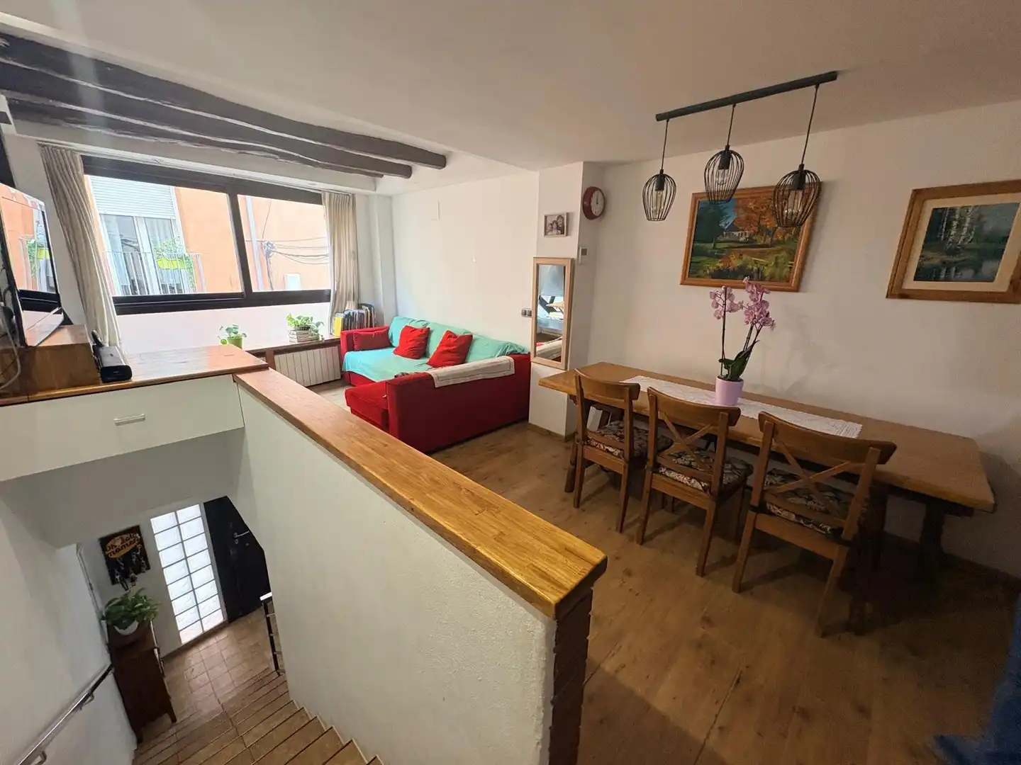 Sala d'estar de Casa o xalet en venda en Sant Martí de Tous amb Calefacció, Terrassa i Balcó