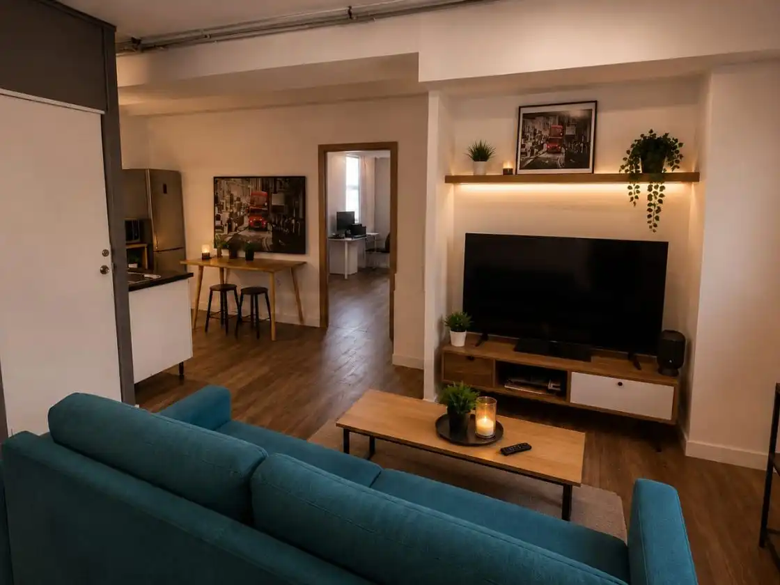 Wohnzimmer von Büro zur Miete in Barcelona mit Klimaanlage, Heizung und Terrasse