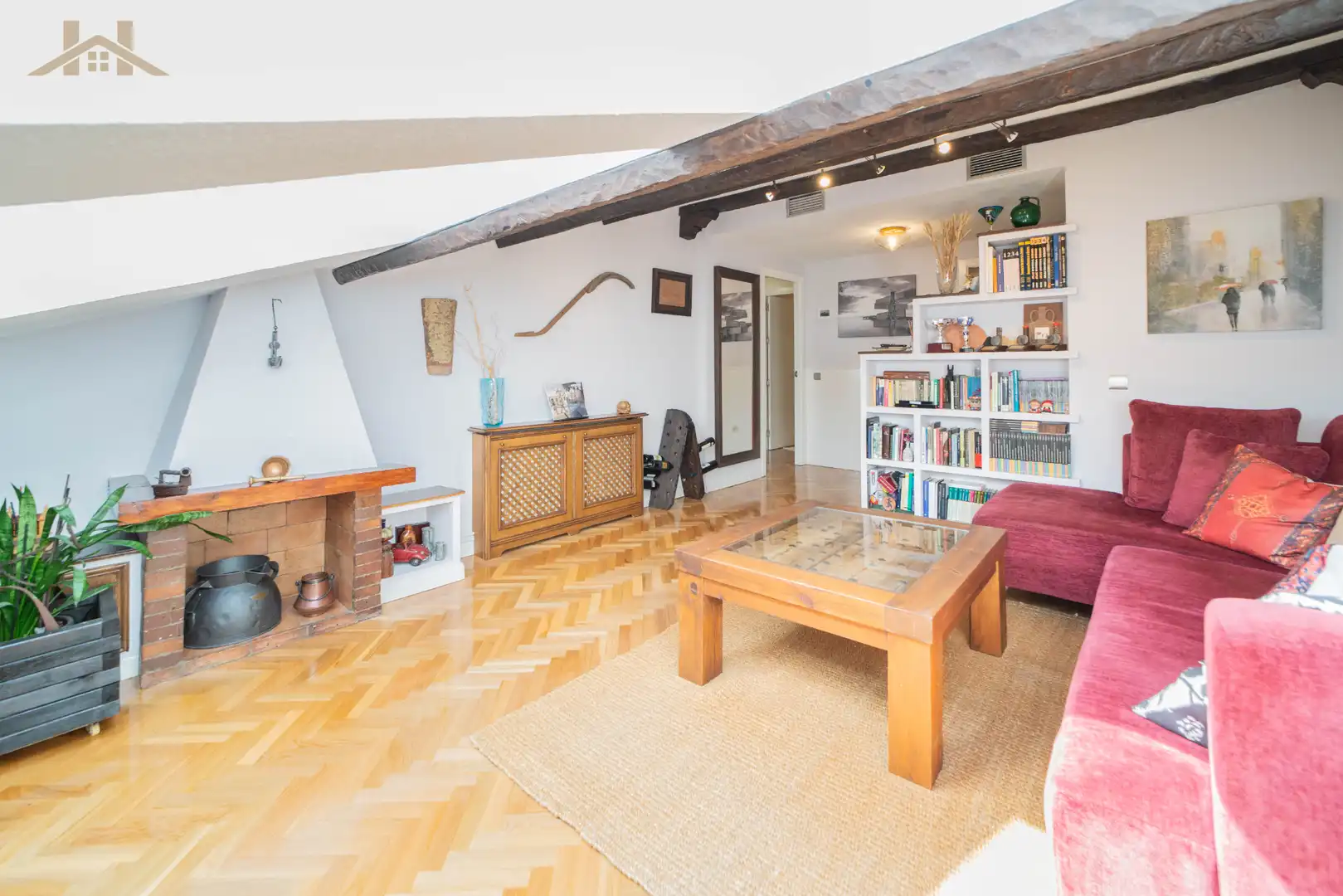 Sala de estar de Piso en venta en Villaviciosa de Odón con Aire acondicionado, Calefacción y Terraza