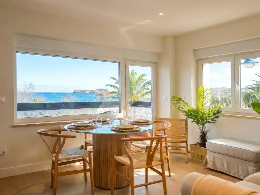 Menjador de Apartament de lloguer en Suances amb Moblat i Balcó