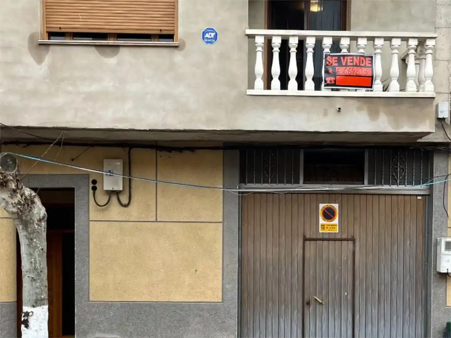 Vista exterior de Pis en venda en Alatoz amb Aire condicionat, Moblat i Balcó