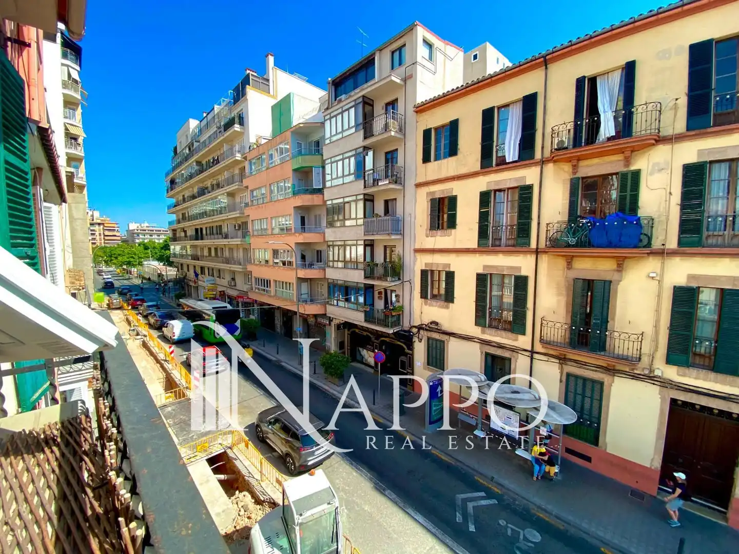 Vista exterior de Pis de lloguer en  Palma de Mallorca amb Aire condicionat, Calefacció i Terrassa