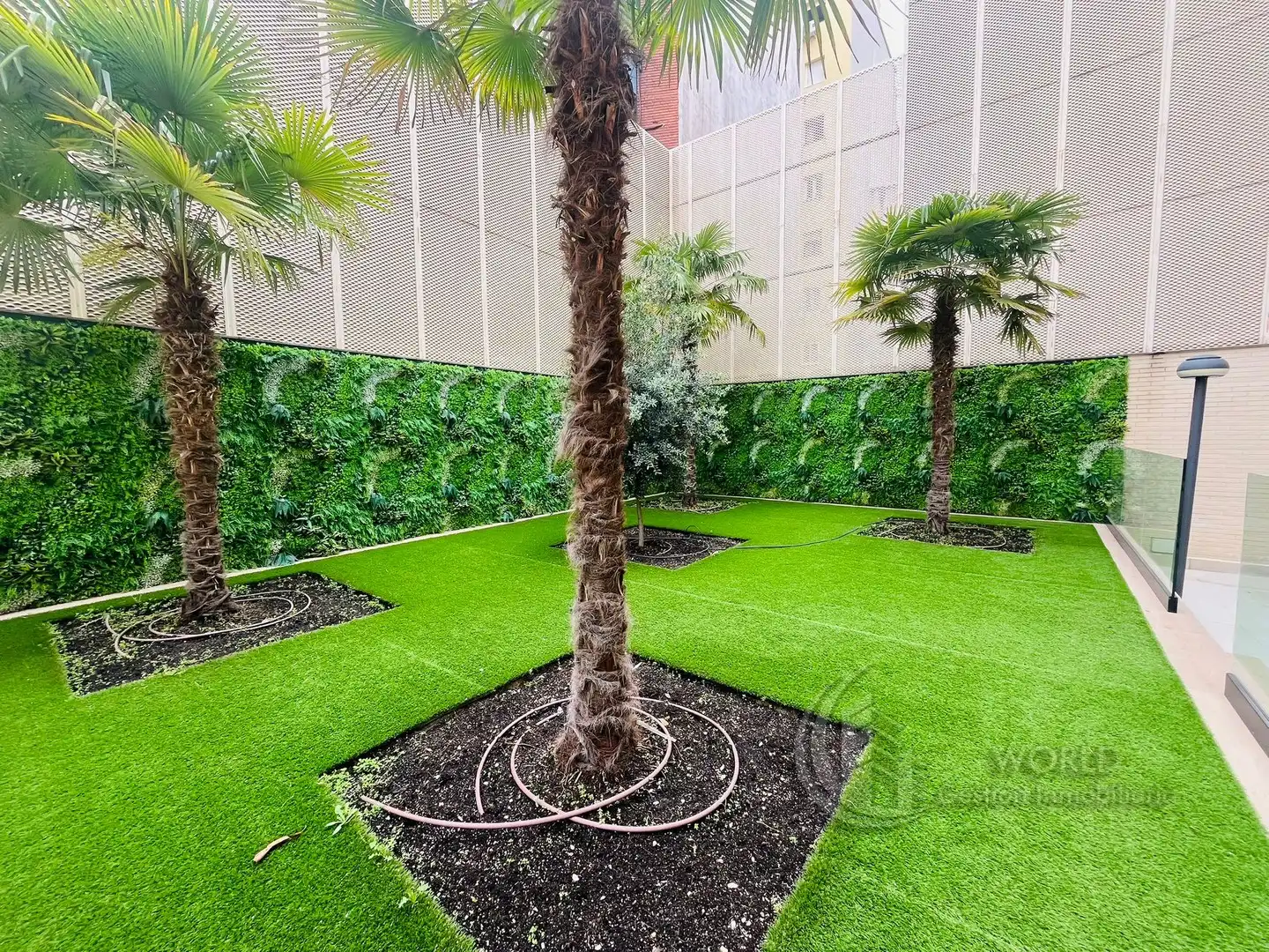 Terraza de Dúplex de alquiler en Madrid con Aire acondicionado, Calefacción y Amueblado