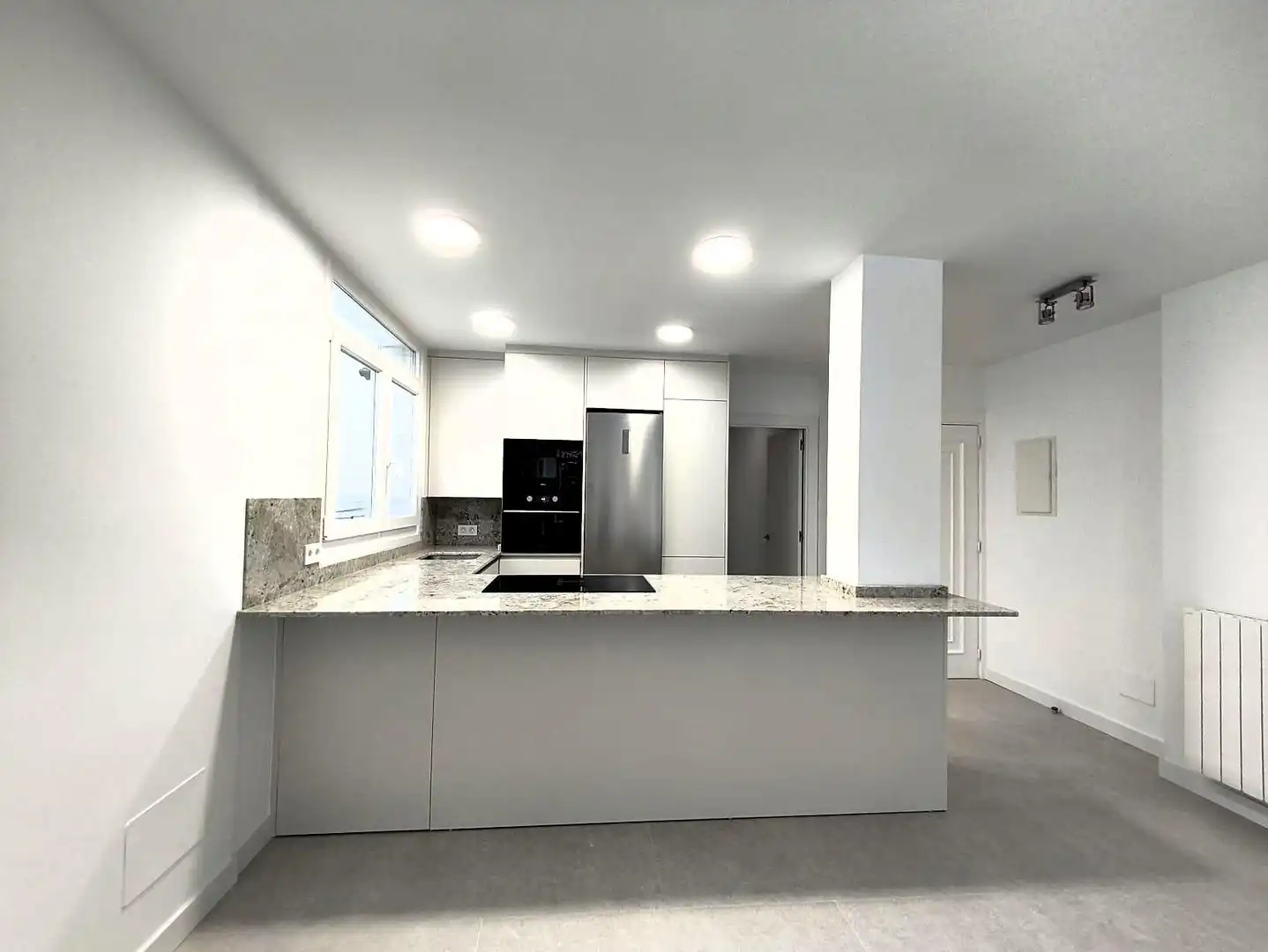 Cocina de Piso de alquiler en Santander con Calefacción