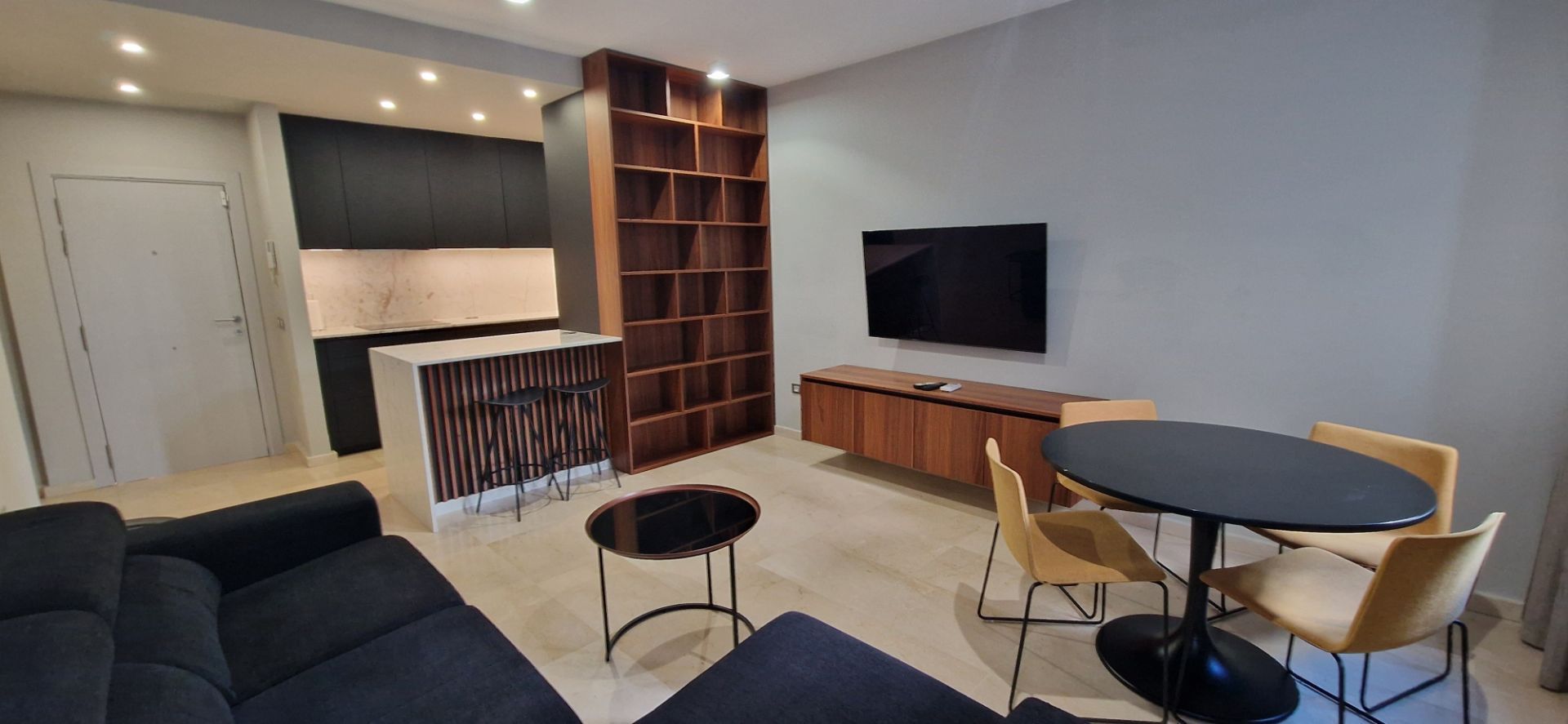 Living room of Flat to rent in  Santa Cruz de Tenerife Capital  with Air Conditioner and Furnished