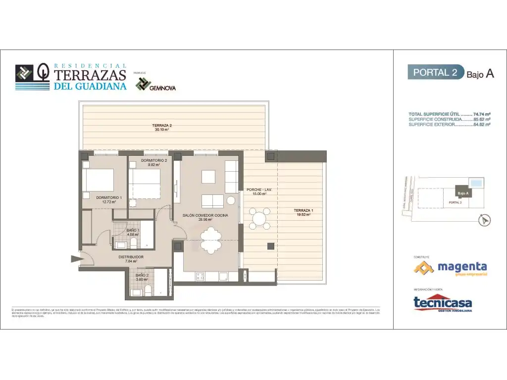 Apartament amb ascensor en venda a Avenida Adolfo Diaz Ambrona, imagen 13
