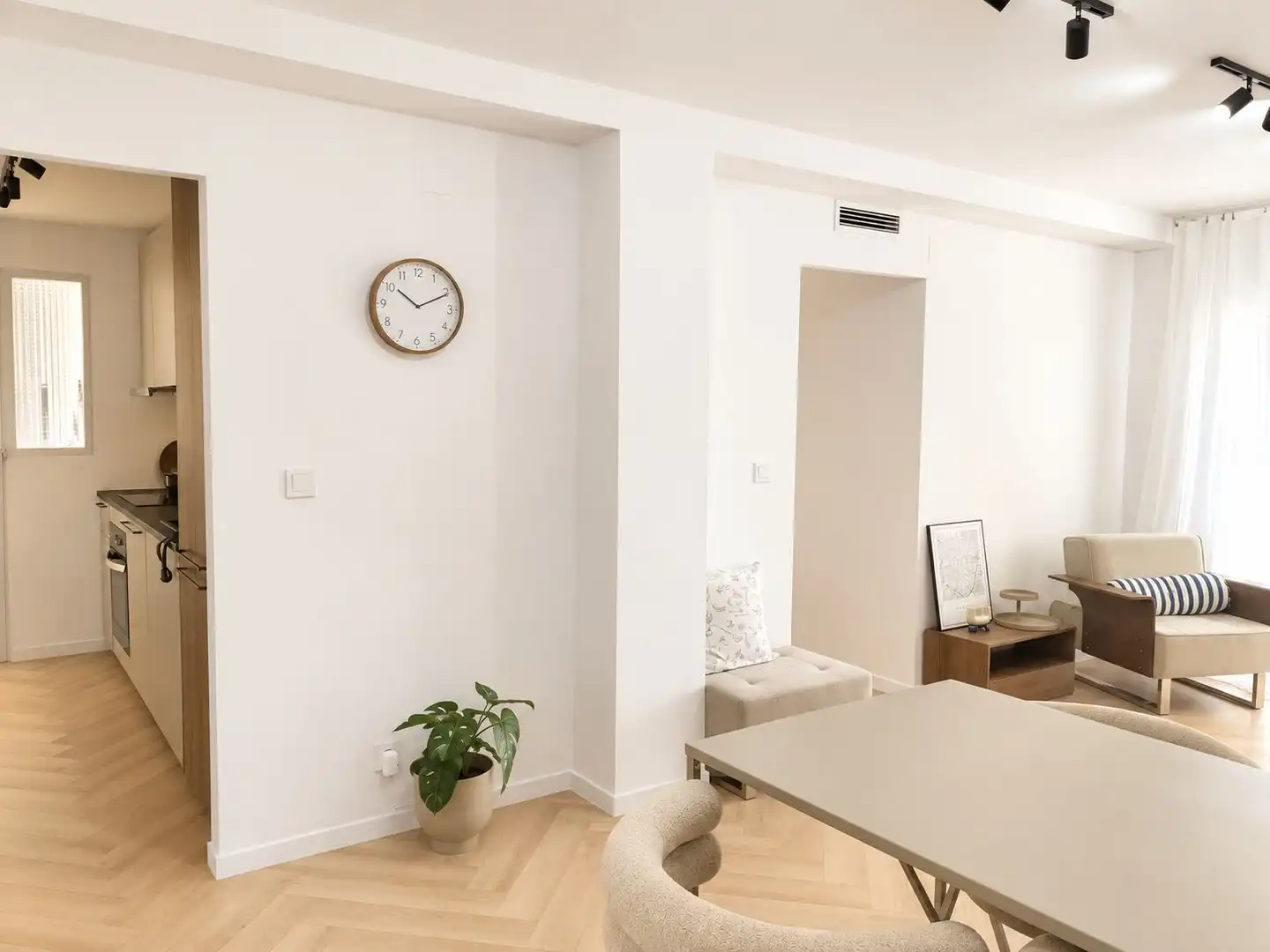 Menjador de Apartament en venda en Calpe / Calp amb Aire condicionat, Calefacció i Terrassa