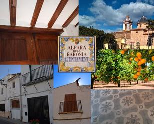 Exterior view of House or chalet for sale in Alfara de la Baronia  with Terrace and Balcony