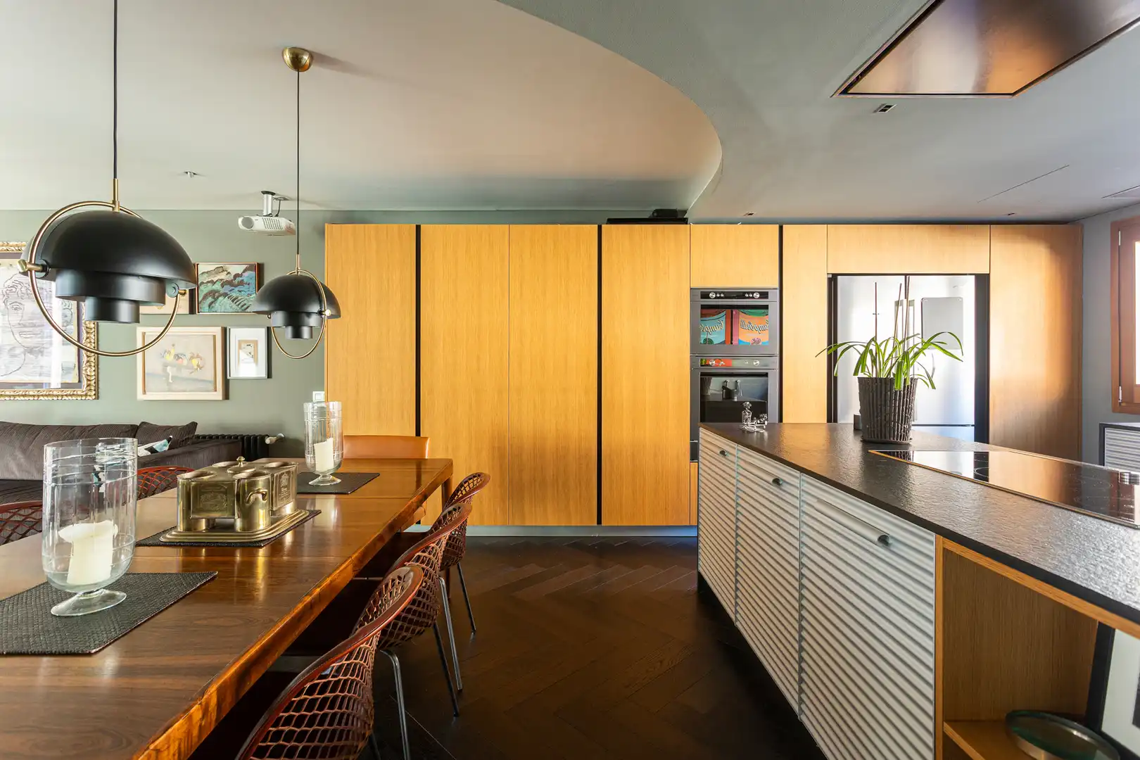 Cocina de Casa o chalet en venta en Barcelona con Aire acondicionado, Calefacción y Parquet