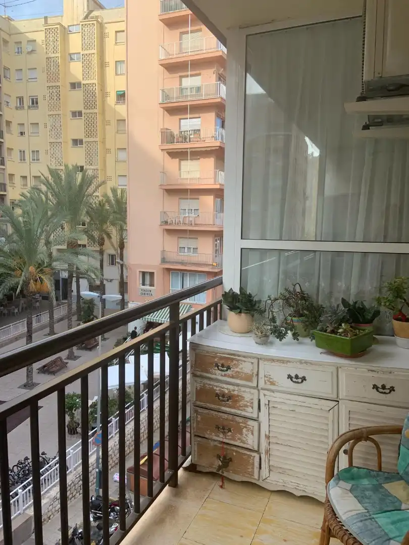 Balcony of Flat for sale in Calpe / Calp  with Air Conditioner, Furnished and Balcony