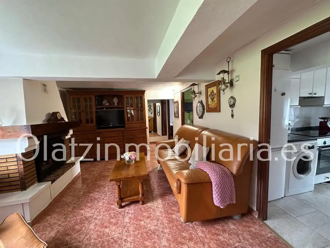 Sala de estar de Casa o chalet en venta en Valle de Villaverde con Calefacción y Terraza