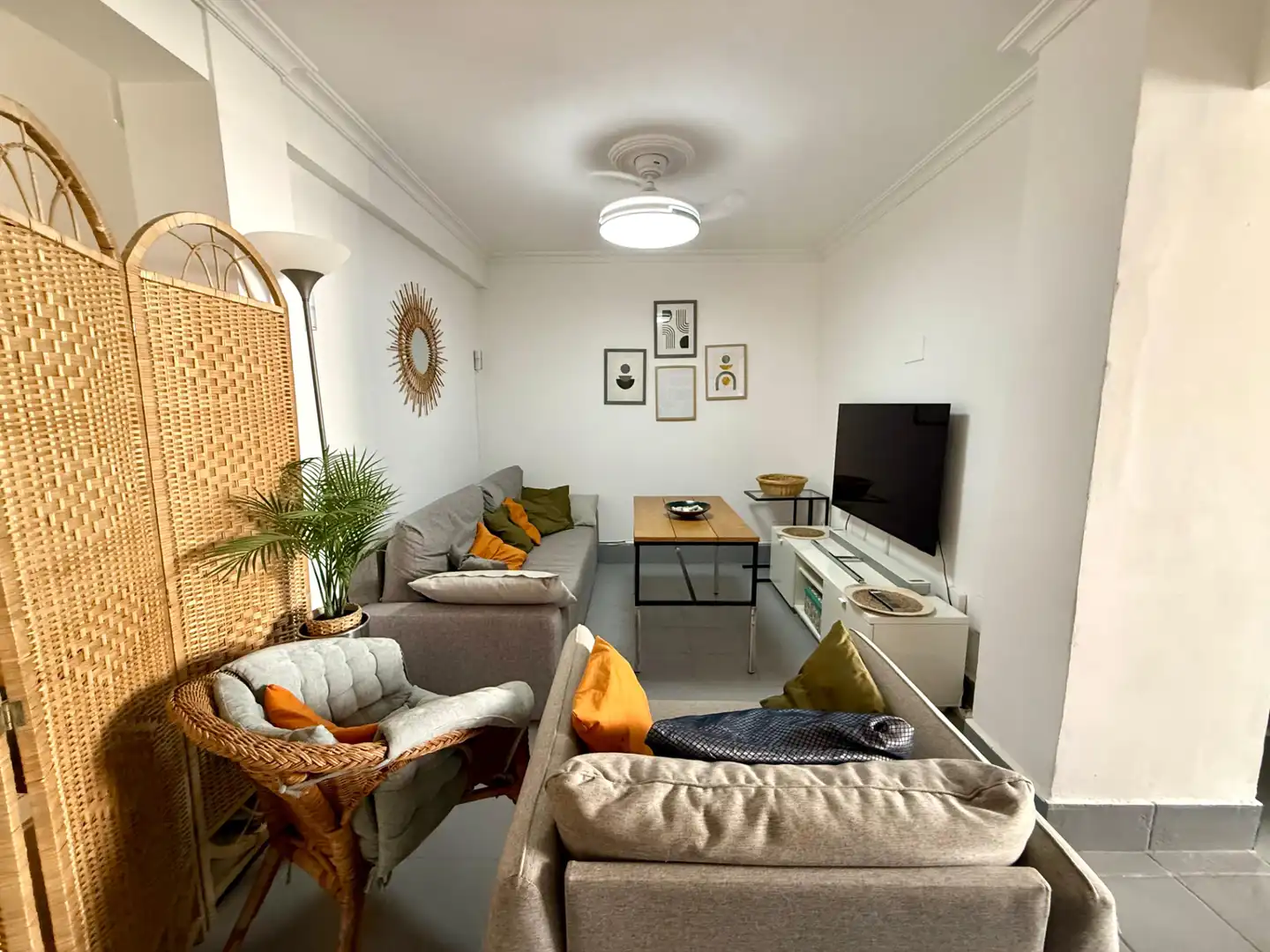 Sala de estar de Casa o chalet en venta en Fuengirola con Aire acondicionado, Calefacción y Terraza