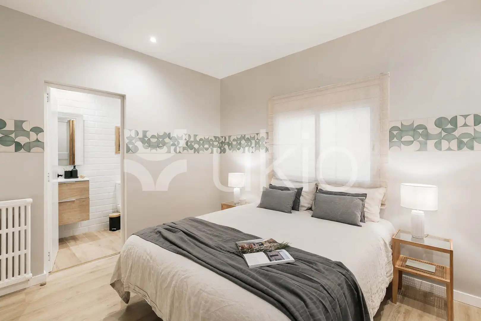 Habitación de Apartamento de alquiler en Barcelona con Aire acondicionado, Amueblado y Horno