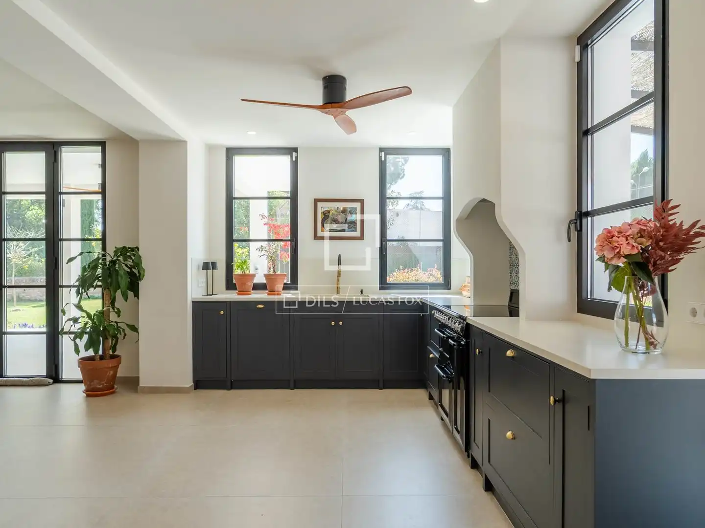 Cocina de Casa o chalet en venta en Náquera con Aire acondicionado, Calefacción y Jardín privado