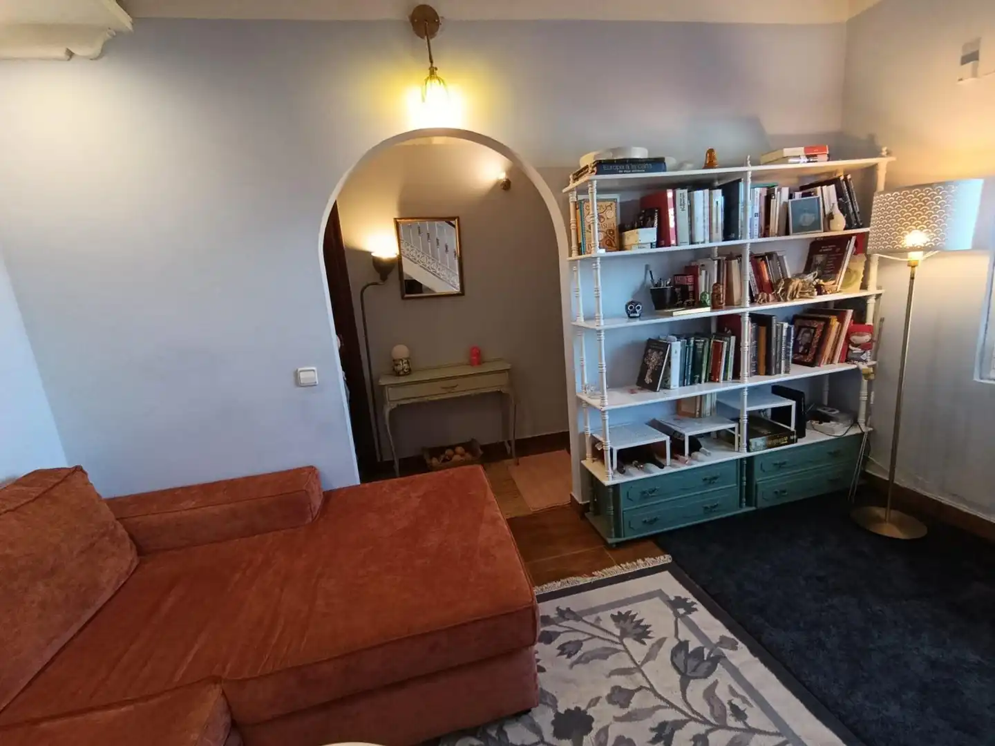 Sala de estar de Casa o chalet en venta en Avilés con Terraza, Trastero y Amueblado
