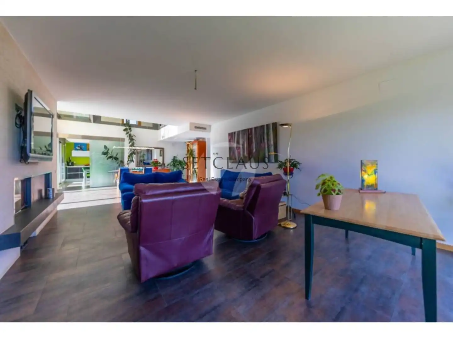 Sala d'estar de Casa o xalet en venda en Vallromanes amb Aire condicionat, Calefacció i Jardí privat