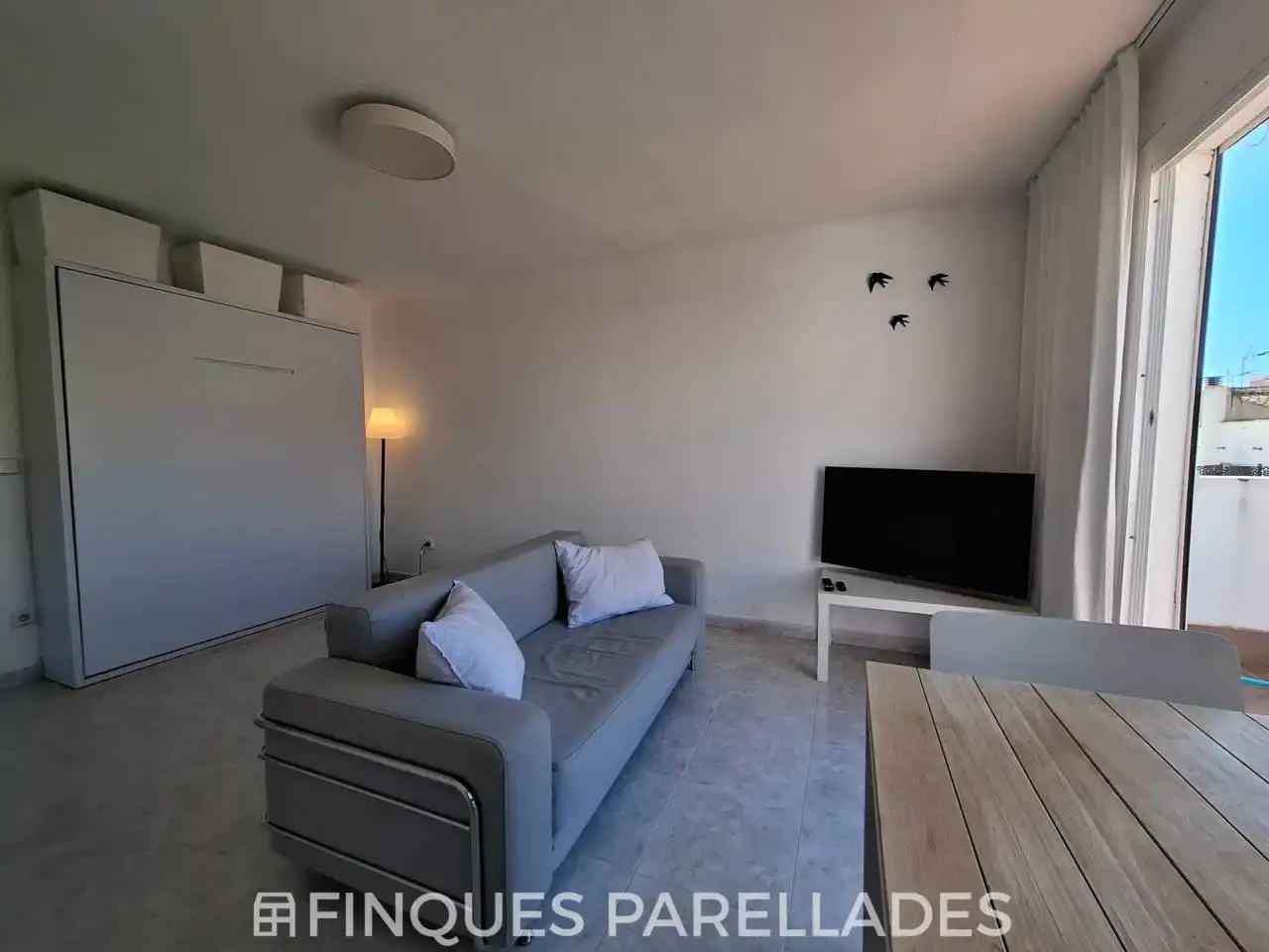 Sala d'estar de Estudi en venda en Centre