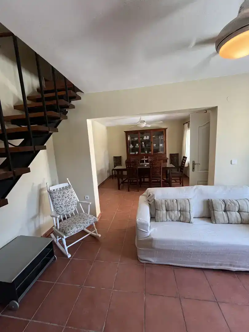 Sala de estar de Casa o chalet de alquiler en Mazarrón con Aire acondicionado, Jardín privado y Trastero