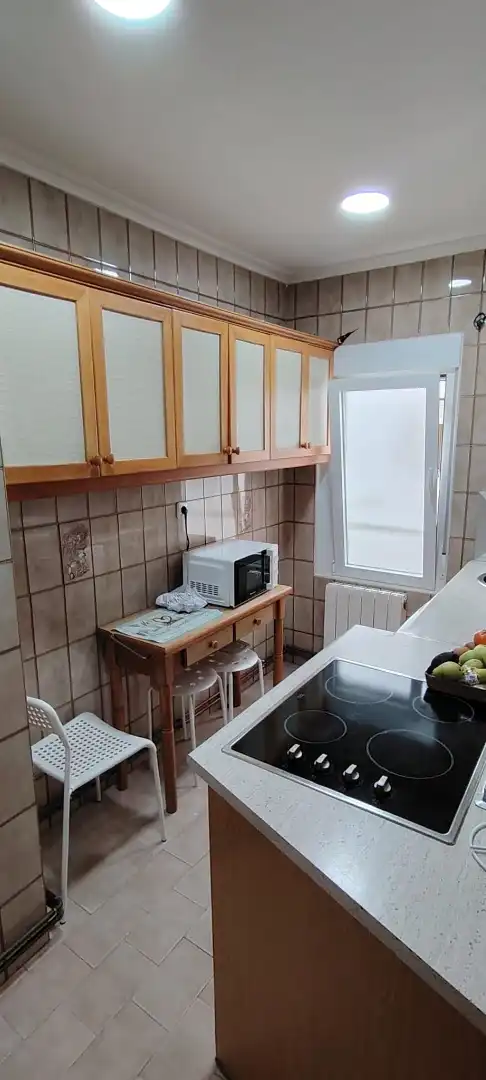 Küche von Wohnung zur Miete in Salamanca mit Heizung, Möbliert und Waschmaschine