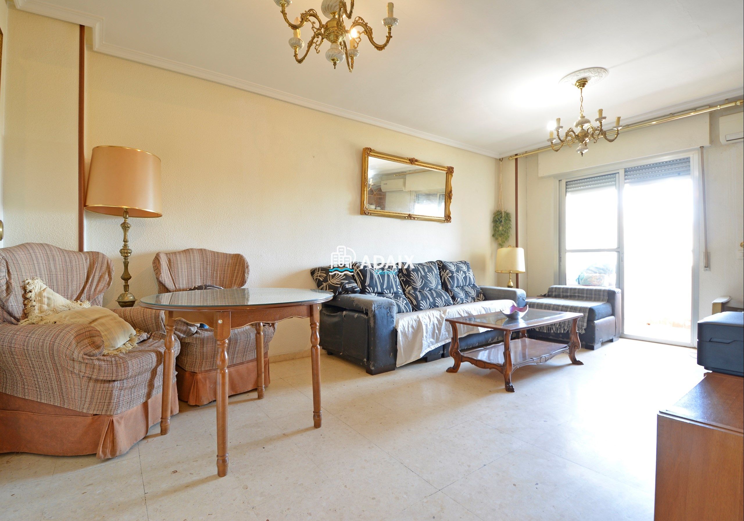 Living room of Flat for sale in Cáceres Capital  with Air Conditioner, Terrace and Balcony