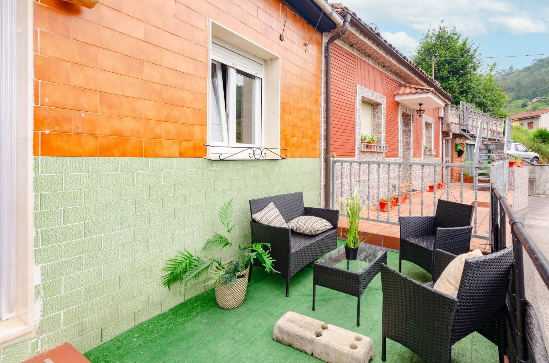 Terrace of House or chalet for sale in Mieres (Asturias)  with Heating