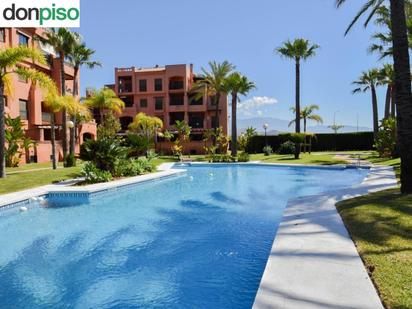 Exterior view of Flat for sale in Salobreña  with Private garden, Parquet flooring and Terrace