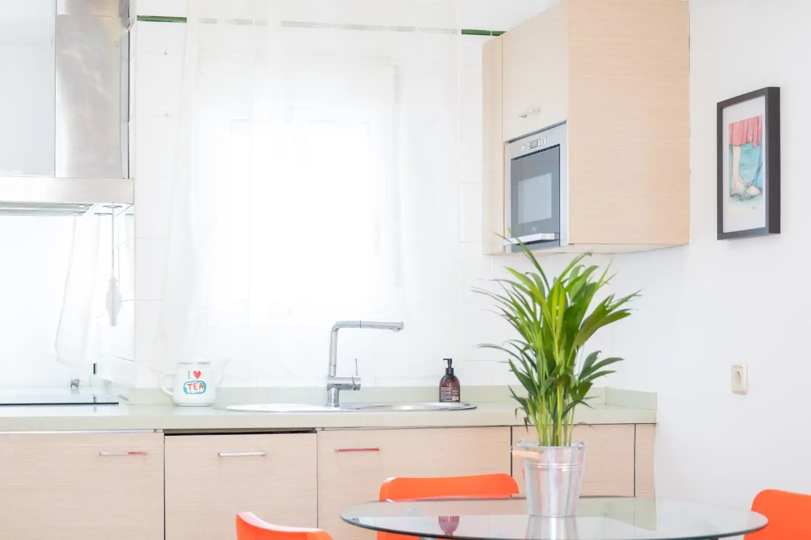 Küche von Wohnung zum Verkauf in Mislata mit Klimaanlage, Terrasse und Möbliert