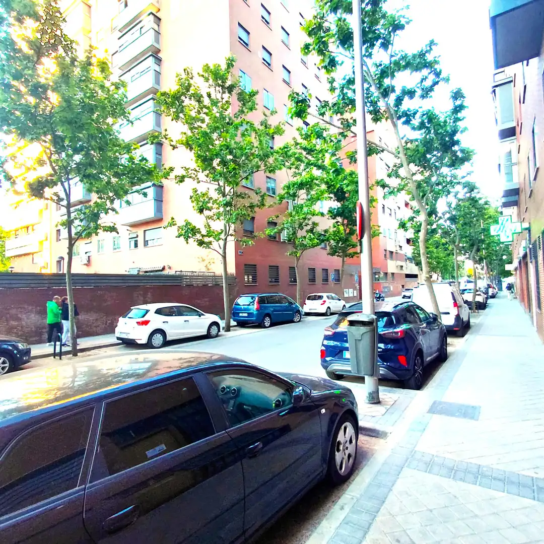 Exterior view of Ground floor for sale in Madrid  with Air Conditioner, Heating and Private garden