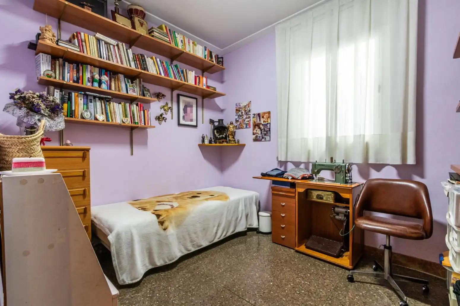 Bedroom of Houses for sale in Terrassa  with Heating, Parquet flooring and Terrace
