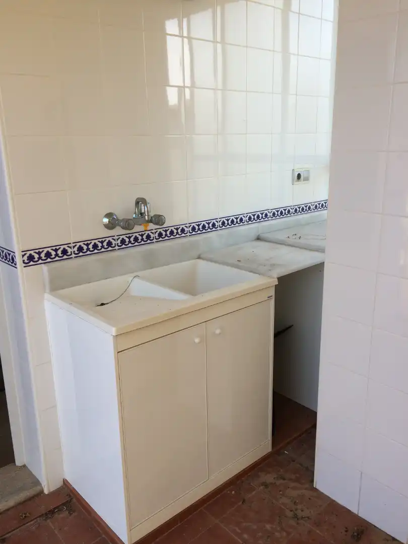 Cocina de Casa adosada en venta en Tavernes de la Valldigna con Aire acondicionado, Calefacción y Terraza