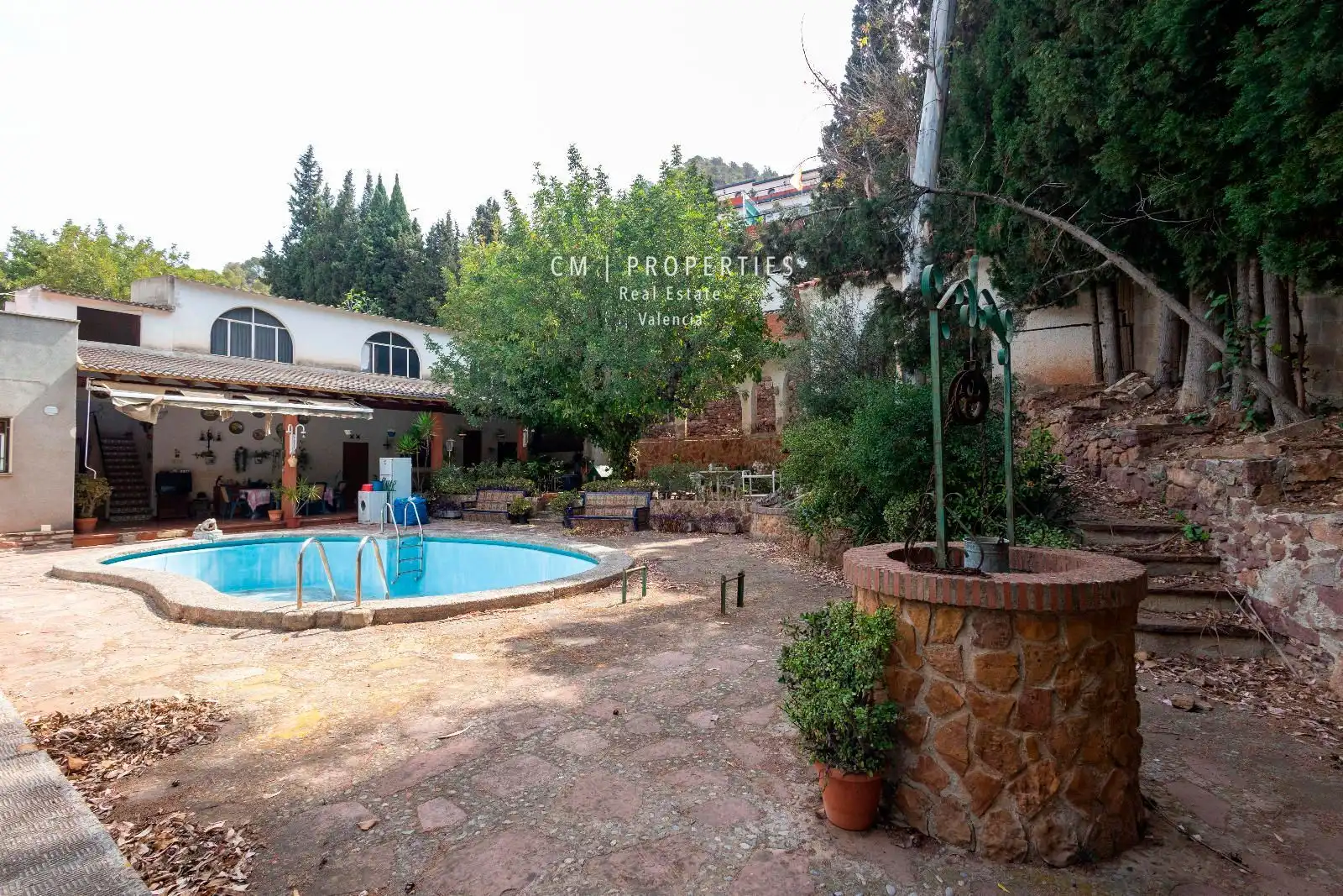 Vista exterior de Casa o chalet en venta en Náquera con Aire acondicionado, Terraza y Piscina
