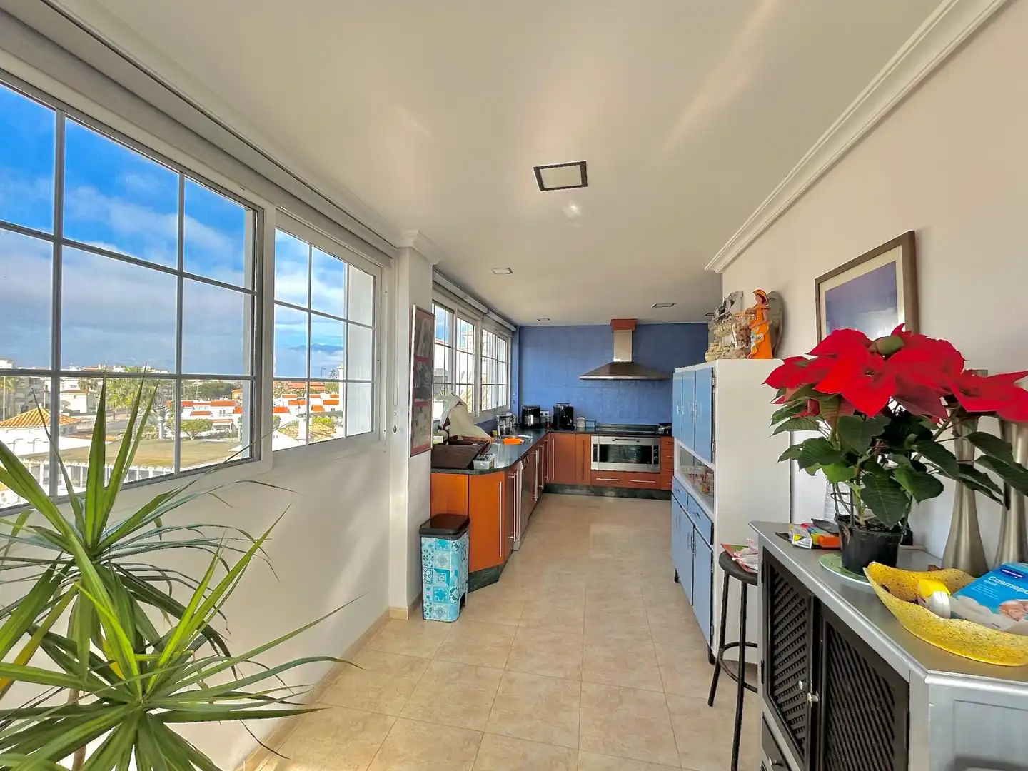Kitchen of Attic for sale in Roquetas de Mar  with Private garden, Terrace and Furnished