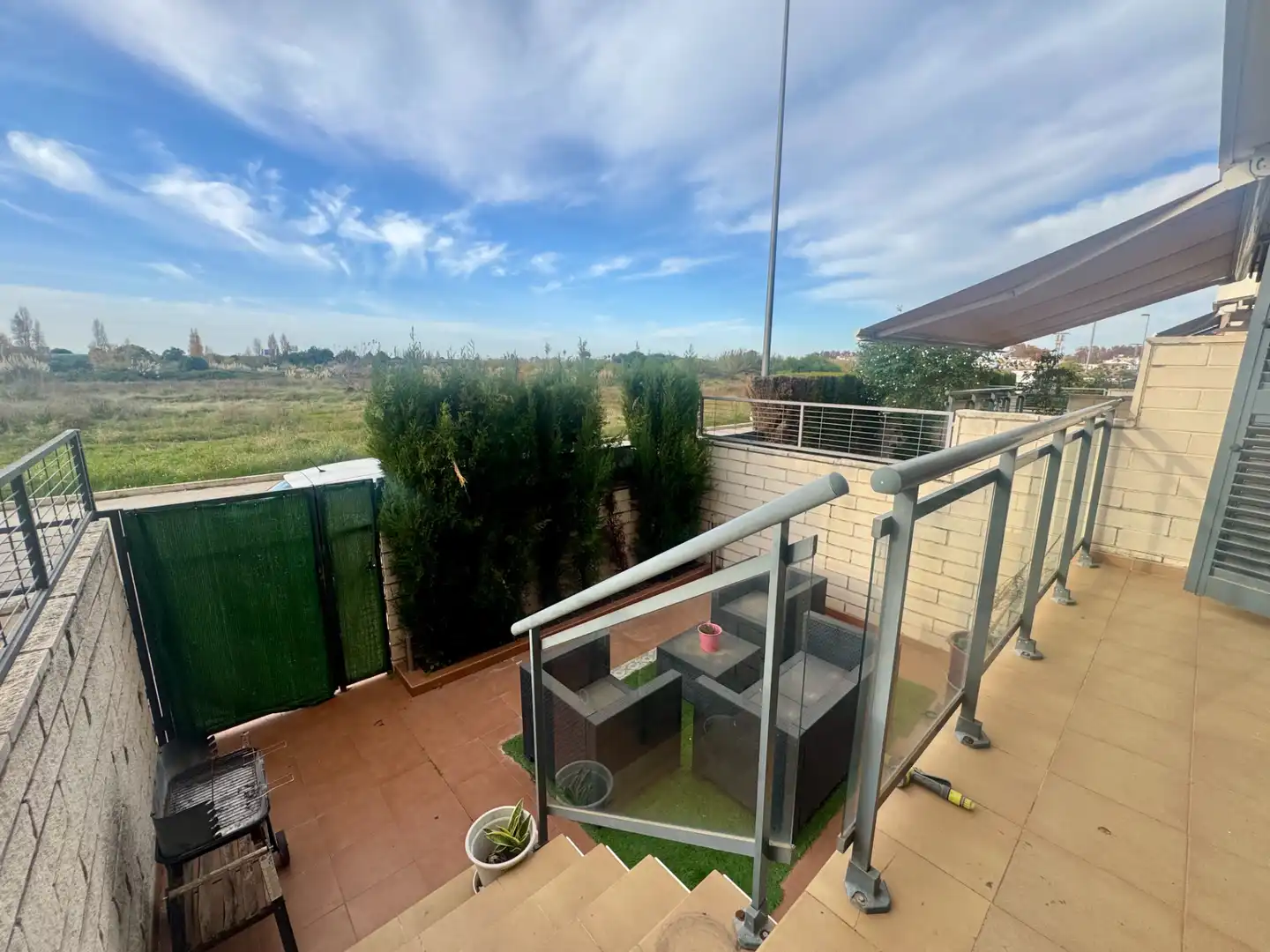 Terrace of Detached homes for sale in Sueca  with Air Conditioner, Terrace and Furnished