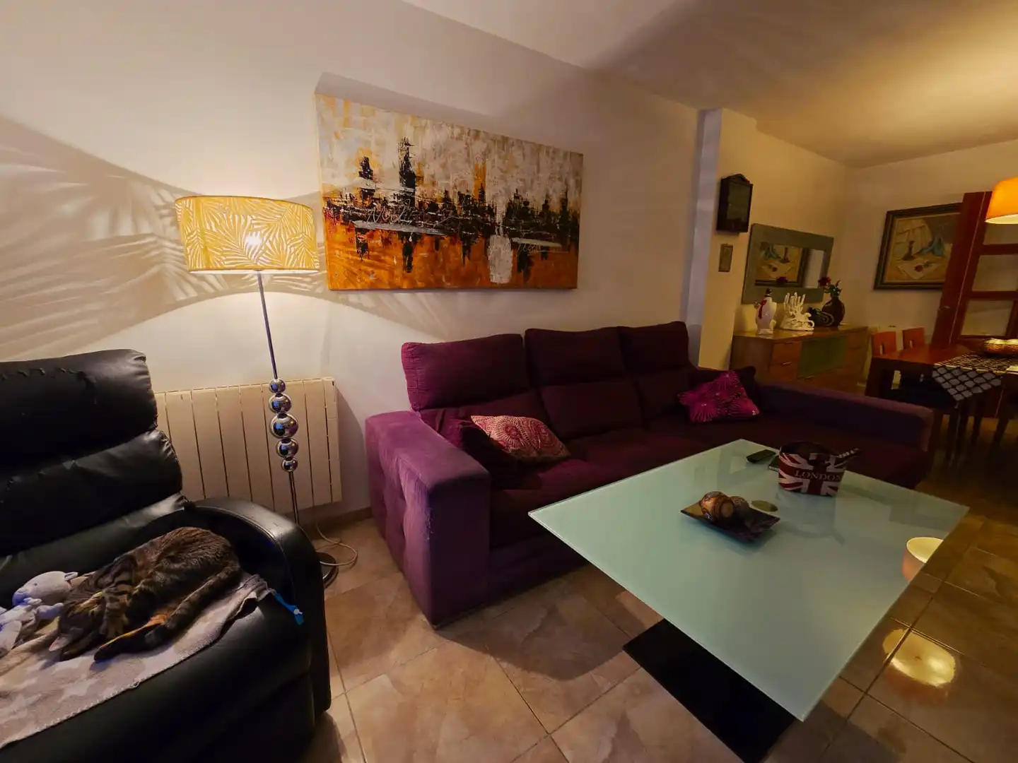 Living room of Flat for sale in Cambrils  with Air Conditioner, Heating and Balcony