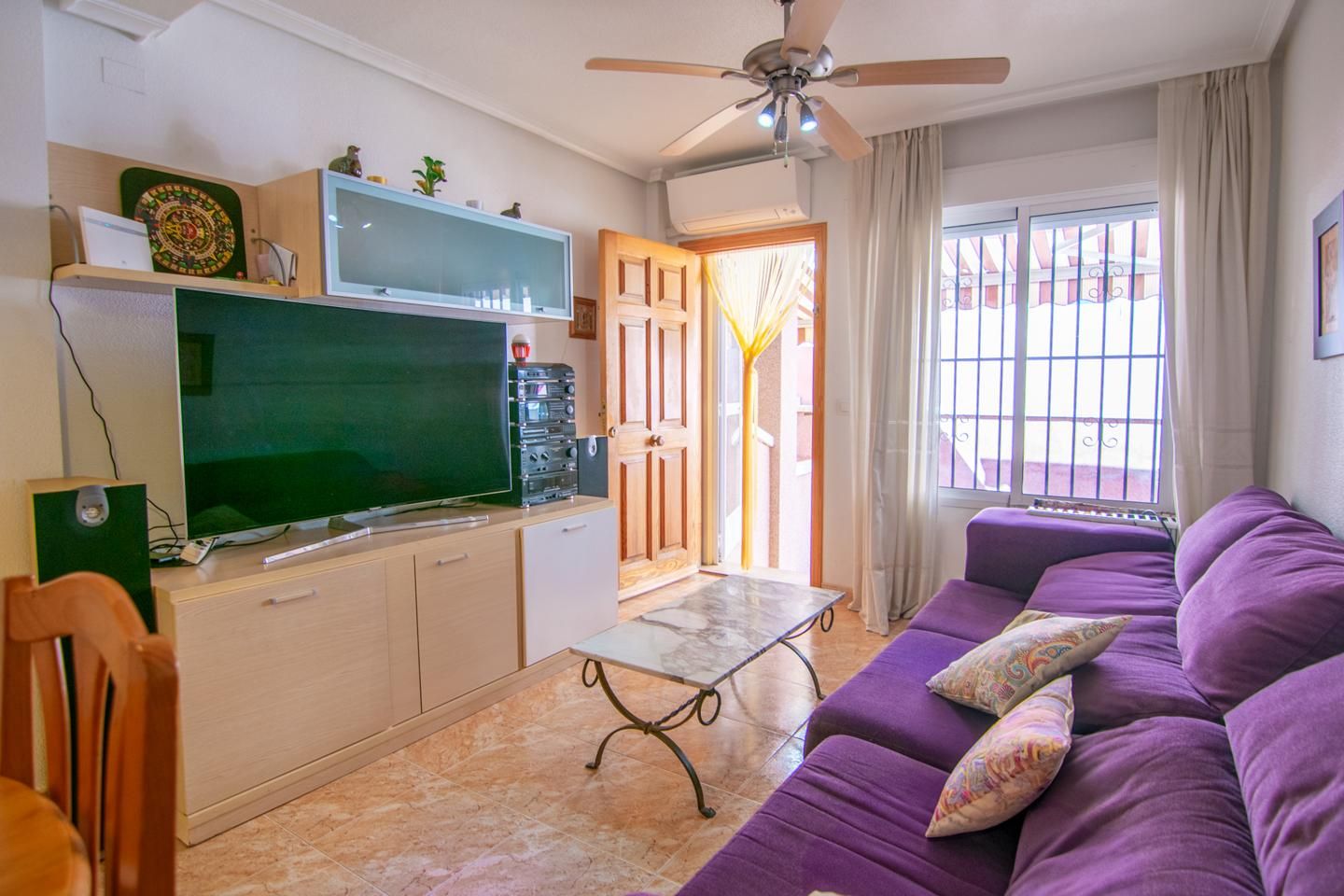 Sala d'estar de Casa o xalet en venda en Santa Pola amb Aire condicionat, Terrassa i Traster