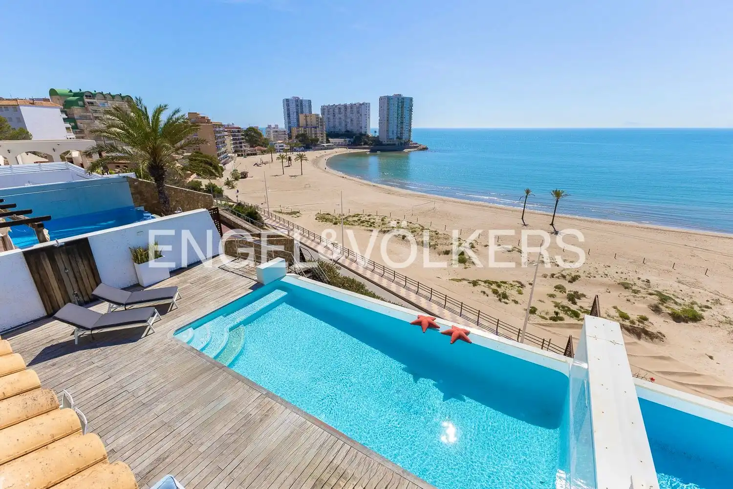 Terraza de Casa o chalet de alquiler en Cullera con Aire acondicionado, Calefacción y Piscina