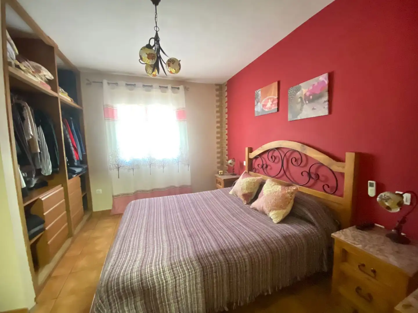 Schlafzimmer von Einfamilien-Reihenhaus zum Verkauf in La Aldea de San Nicolás  mit Terrasse, Möbliert und Ofen