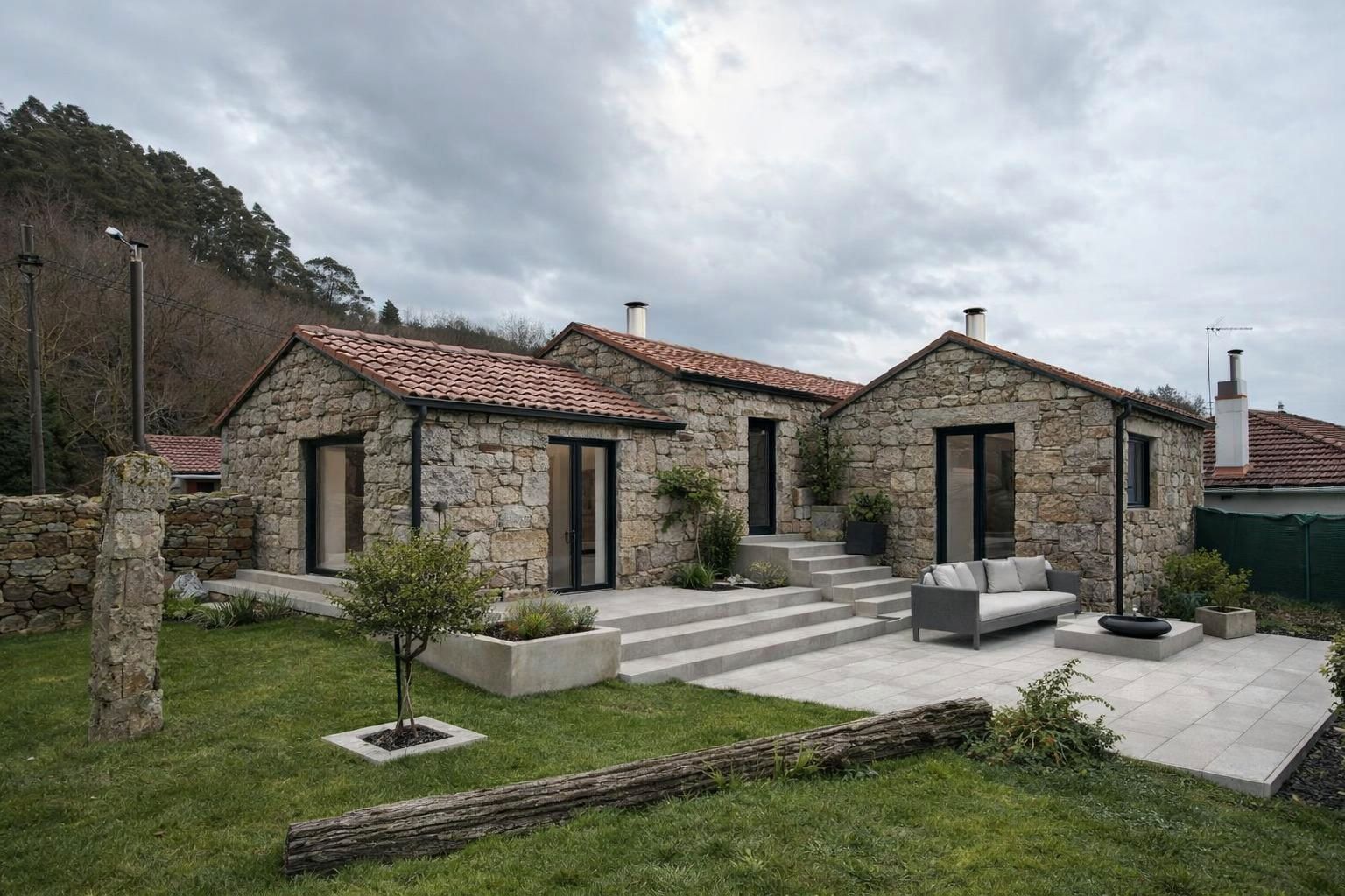 Vista exterior de Casa o xalet en venda en Covelo