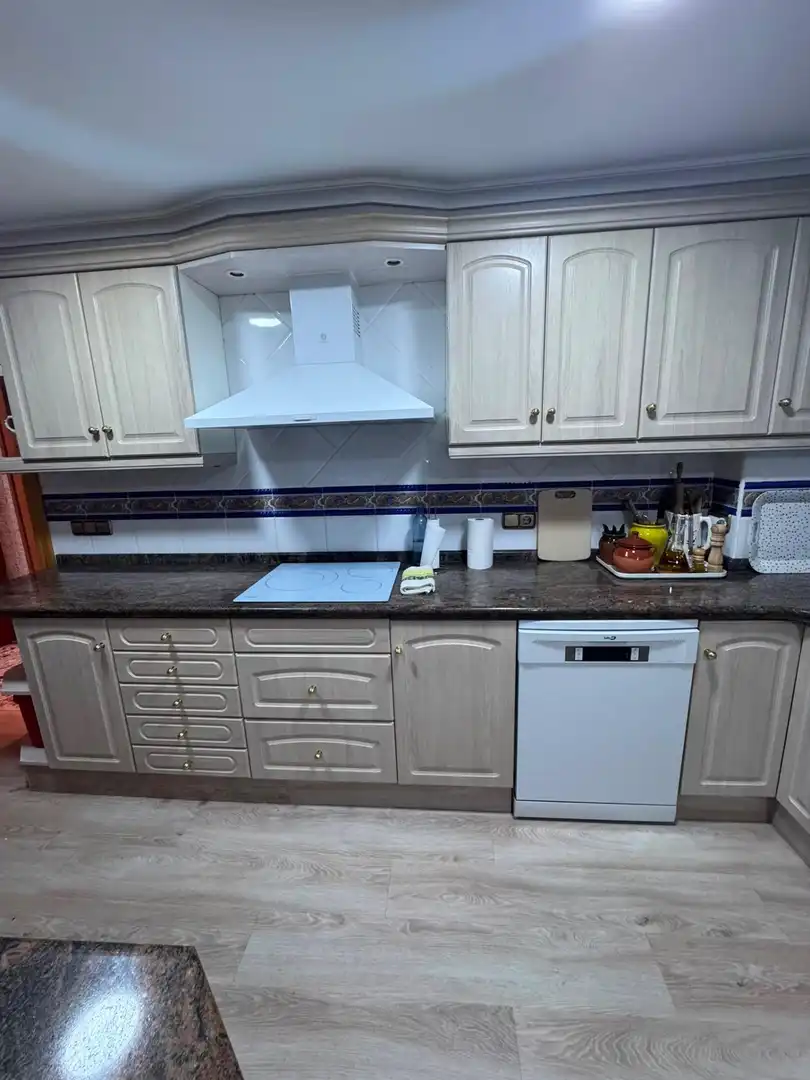 Kitchen of Flat for sale in Torrent  with Air Conditioner, Terrace and Furnished