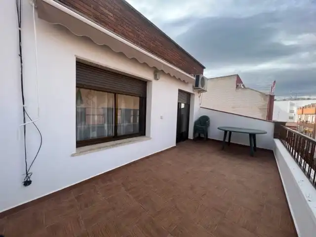 Terrace of Flat for rent in Puertollano  with Air Conditioner, Heating and Parquet flooring