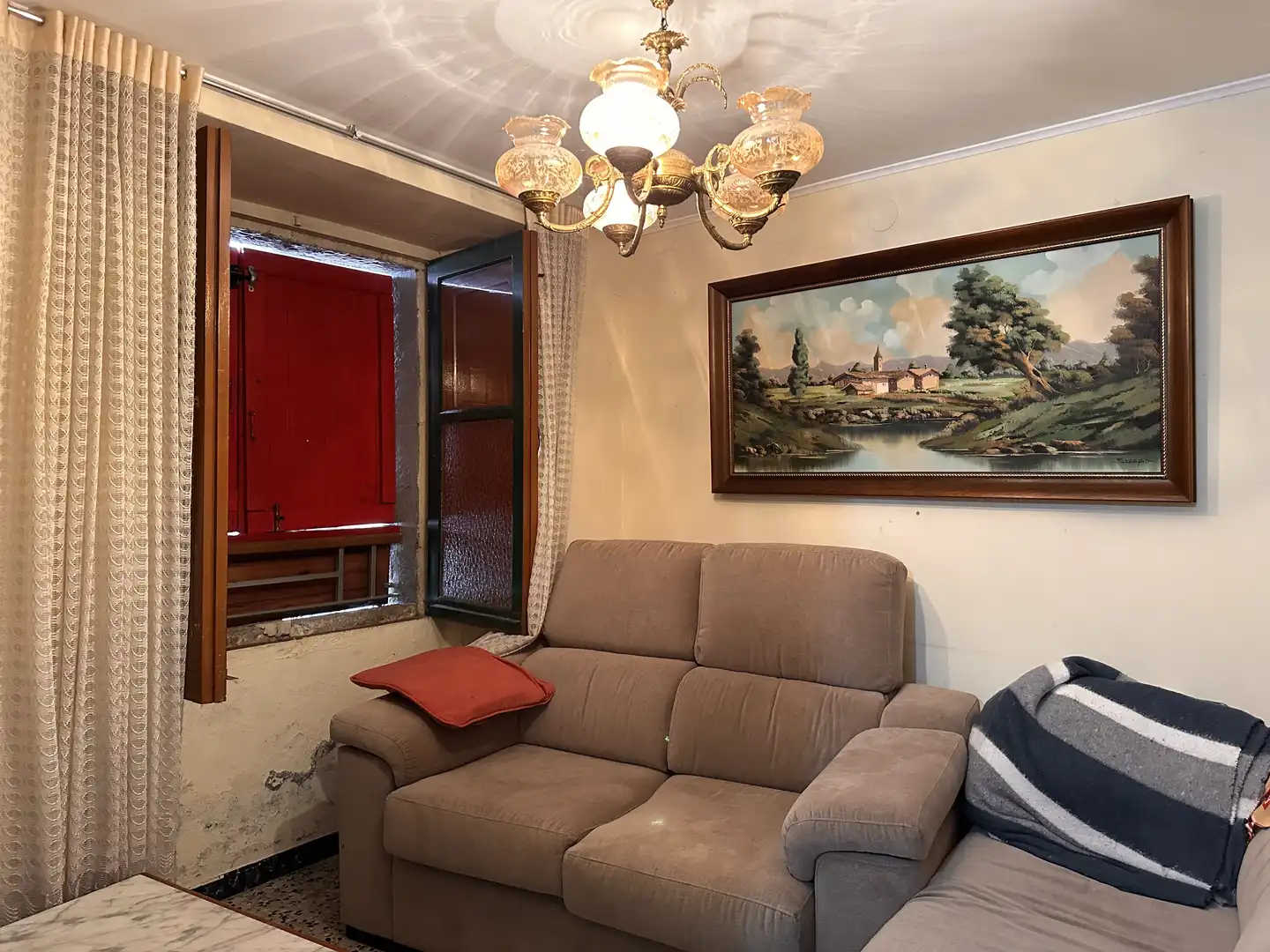 Sala d'estar de Casa adosada en venda en Vilalba