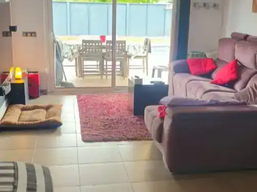 Sala d'estar de Casa o xalet en venda en Llagostera amb Aire condicionat, Piscina i Balcó