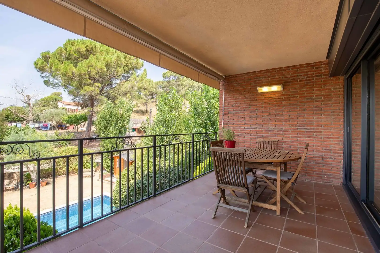 Terraza de Casa o chalet en venta en Vacarisses con Calefacción, Jardín privado y Terraza