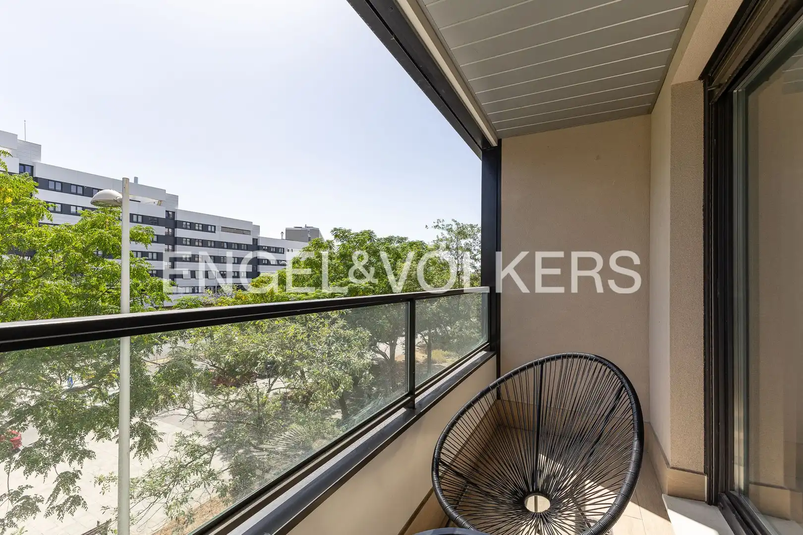 Terrasse von Wohnung zur Miete in Hortaleza
